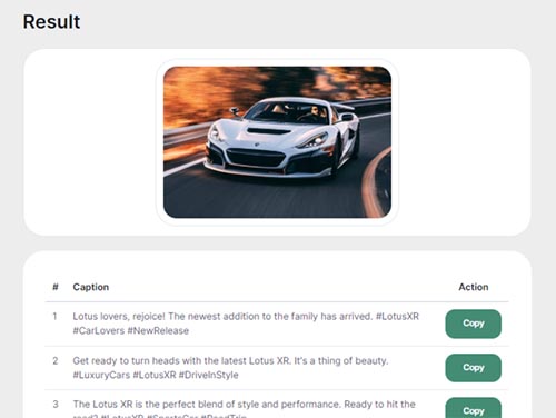 AI Instagram Caption Generator Tool - Tubtic